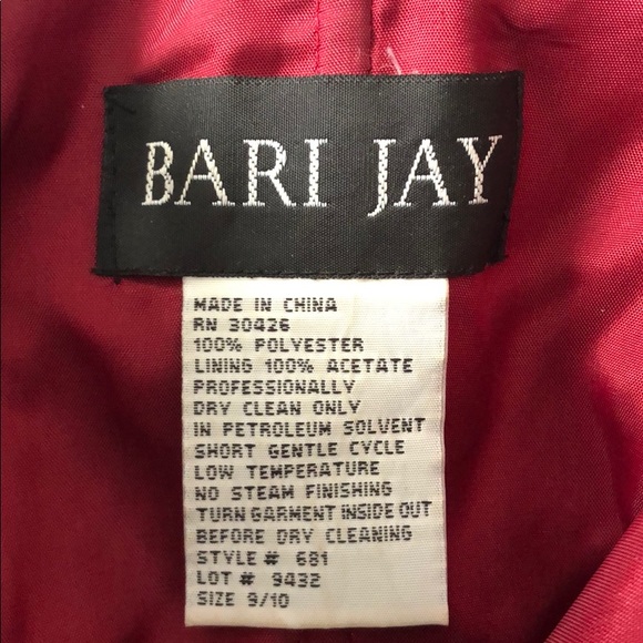 Red Two Piece Prom Dress - Picture 3 of 4